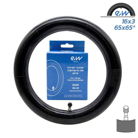 CAMERE 16 inch - Camera bicicleta 16"x3.0 FIVESTARS Ewheel VC, valva AV 90 grade