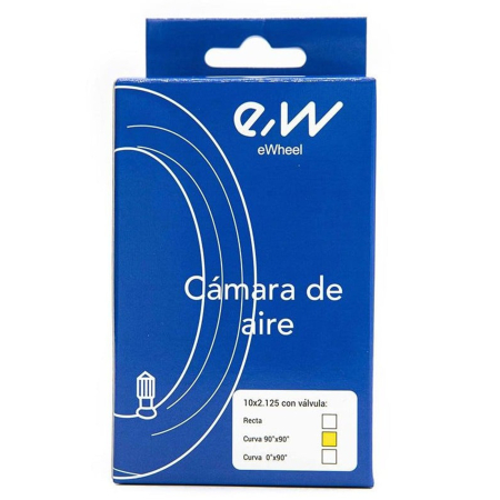 Camera roata trotineta 10"x2.125 FIVESTARS eWheel, valva AV curbata 90 grade (50-156) [5]