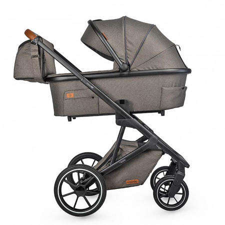 Carucior modular 2in1 COCCOLLE Nessia Anthracite + Balansoar bebelusi COCCOLLE Velio Butternut [9]