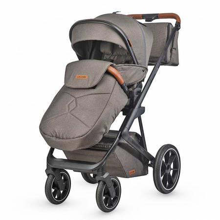 Carucior modular 2in1 COCCOLLE Nessia Anthracite + Balansoar bebelusi COCCOLLE Velio Butternut [6]
