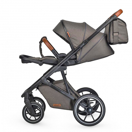 Carucior modular 2in1 COCCOLLE Nessia Anthracite + Balansoar bebelusi COCCOLLE Velio Butternut [3]
