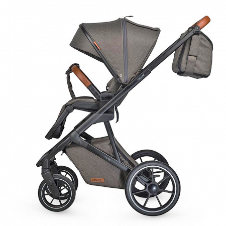 Carucior modular 2in1 COCCOLLE Nessia Anthracite + Balansoar bebelusi COCCOLLE Velio Butternut [2]