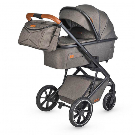 Carucior modular 2in1 COCCOLLE Nessia Anthracite + Balansoar bebelusi COCCOLLE Velio Butternut [8]