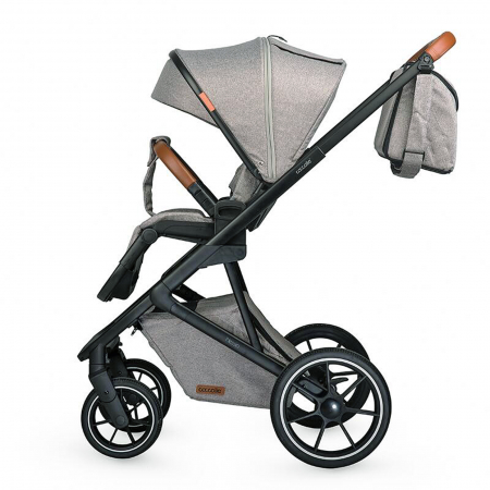 Carucior modular 2in1 COCCOLLE Nessia Lunar rock+Balansoar bebelusi COCCOLLE Velio Butternut [3]