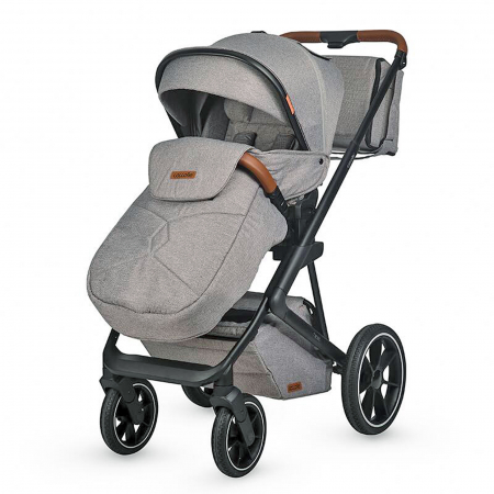 Carucior modular 2in1 COCCOLLE Nessia Lunar rock+Balansoar bebelusi COCCOLLE Velio Butternut [8]