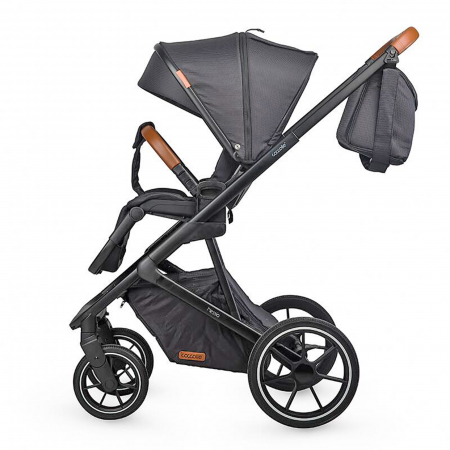 Carucior modular 2in1 COCCOLLE Nessia Diamond black + Balansoar bebelusi COCCOLLE Velio Butternut [3]