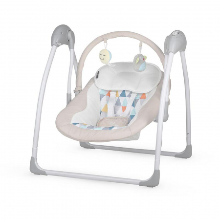 Carucior modular 2in1 COCCOLLE Nessia Diamond black + Balansoar bebelusi COCCOLLE Velio Butternut [24]