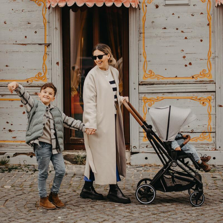 Carucior modular 3in1 Coccolle Saliara Cabernet+ Scoica auto iSize Coccolle Knox Black [20]