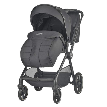 Carucior modular 4in1 COCCOLLE Lissia cu scoica auto iSize COCCOLLE Knox Black si baza isofix iSize COCCOLLE Knox [1]