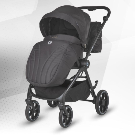 Carucior modular 4in1 Coccolle Serry Jet black cu Scoica auto iSize Coccolle Knox Black si Baza isofix iSize Coccolle Knox [5]
