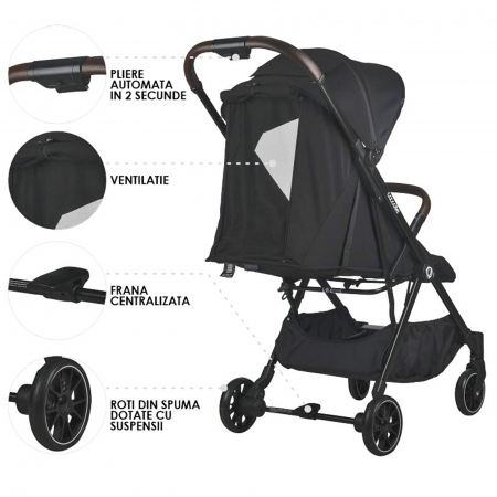 Carucior sport autofold COCCOLLE Melia Diamond black [10]