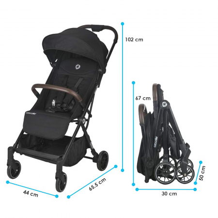 Carucior sport autofold COCCOLLE Melia Diamond black [7]