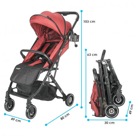 Carucior sport COCCOLLE Alla Mahogany brown [7]