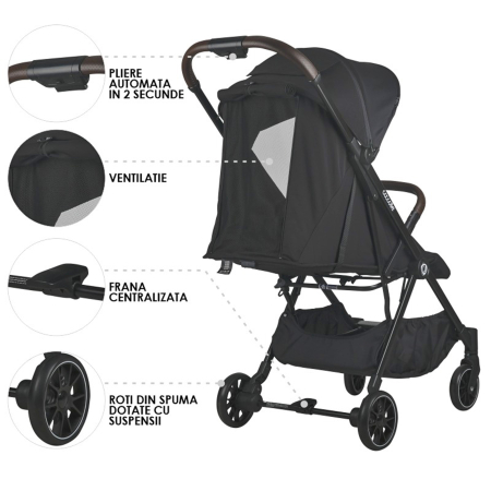 Carucior sport cu pliere automata COCCOLLE Melia [5]