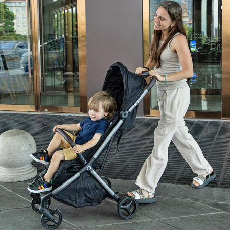 Carucior sport QPLAY Grav, cu pliere cu o singura mana [8]
