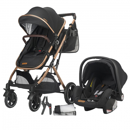CARUCIOARE COPII - Carucior ultracompact 3in1 COCCOLLE Ravello diamond black