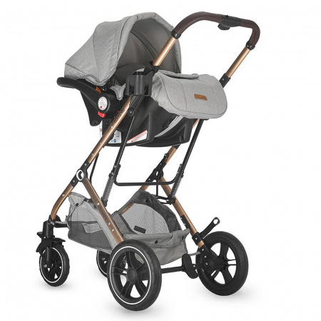 Carucior ultracompact 3in1 COCCOLLE Ravello moonlit grey [10]