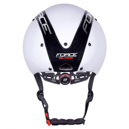 Casca ciclism contratimp FORCE Globe Air, alb/negru, marime L (58-62 cm) [7]