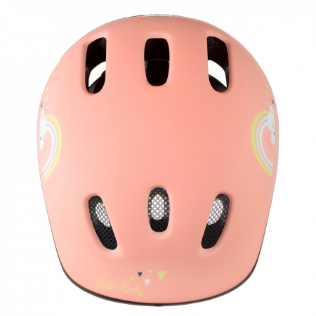 Casca ciclism copii POLISPORT Happy Rainbow, roz, marime XS (44-48 cm) [1]