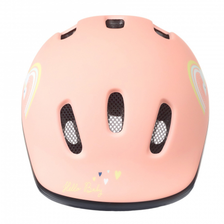 Casca ciclism copii POLISPORT Happy Rainbow, roz, marime XS (44-48 cm) [2]