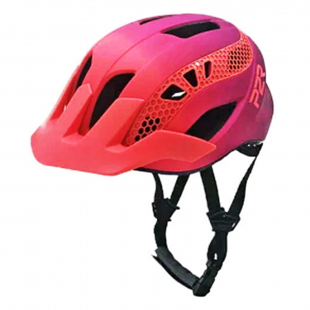 CASTI CICLISM - Casca ciclism P2R Zenero, rosu/violet, marime M (54-58 cm)