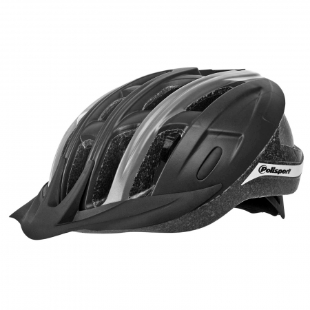 CASTI CICLISM - Casca ciclism POLISPORT Ride In, negru/gri, marime L (58-62 cm)