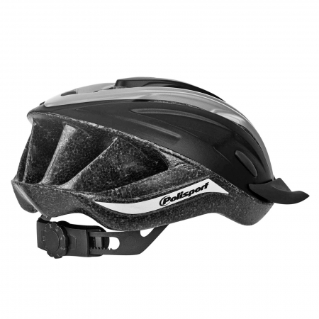 Casca ciclism POLISPORT Ride In, negru/gri, marime L (58-62 cm) [1]