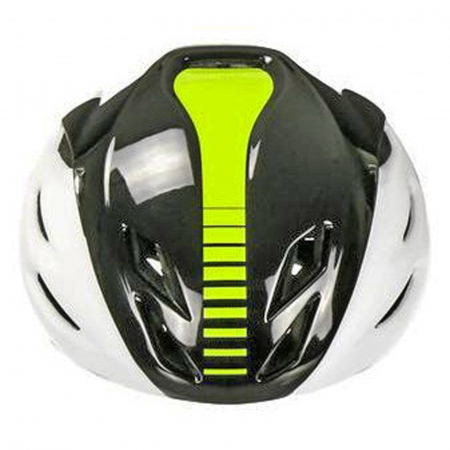 Casca ciclism Road POLISPORT Aero, alb/negru/galben, marime M (54-58 cm) [2]