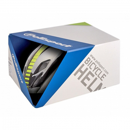 Casca ciclism Road POLISPORT Aero, alb/negru/rosu, marime M (54-58 cm) [4]