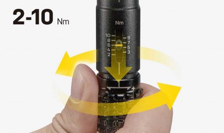 Cheie dinamometrica TOPEAK Torq Stick TT2587, negru [7]