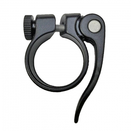 ACCESORII/COMPONENTE - Colier tija sa DHS, 31.8 mm, aluminiu, strangere rapida, negru