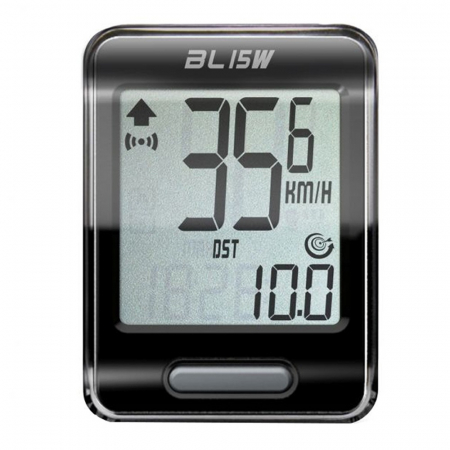 CICLOCOMPUTERE/CEASURI/GPS - Ciclocomputer ECHOWELL BC15W, negru