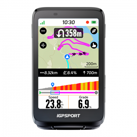 Ciclocomputer/GPS iGPSPORT BiNavi negru [1]