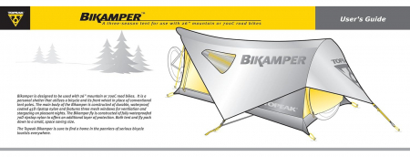 Cort individual pentru calatorii TOPEAK Bikamper TBP001 [6]