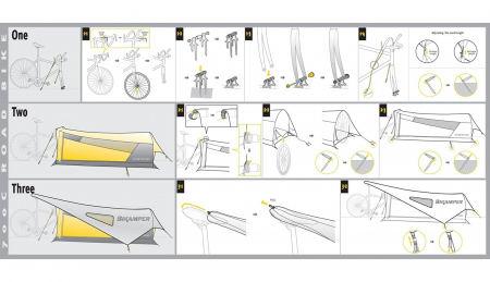 Cort individual pentru calatorii TOPEAK Bikamper TBP001 [8]