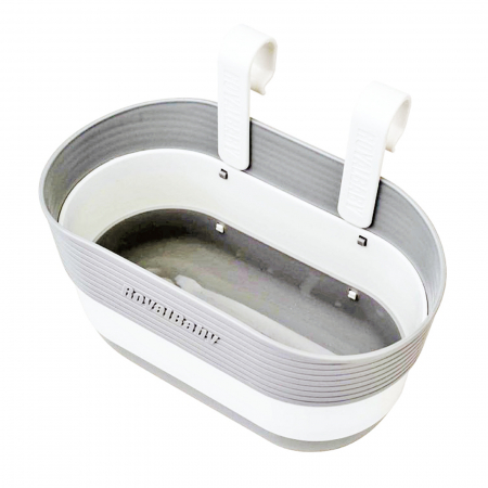 PORTBAGAJE / COSURI - Cos pliabil ROYAL BABY, compatibil grip marime L,  gri/alb