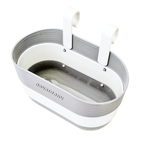 PORTBAGAJE / COSURI - Cos pliabil ROYAL BABY, compatibil grip marime S,  gri/alb