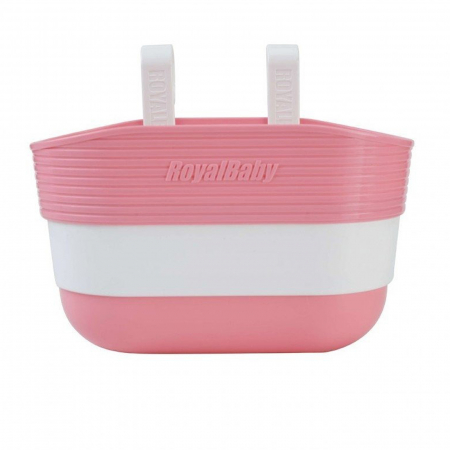 Cos pliabil ROYAL BABY, compatibil grip marime L,  roz/alb [2]