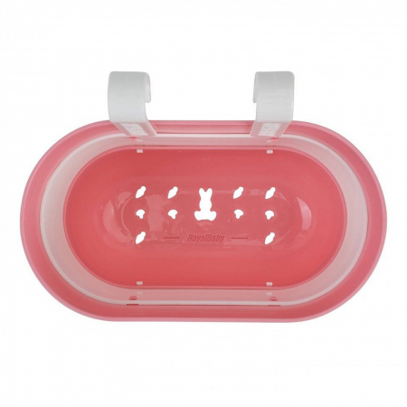 Cos pliabil ROYAL BABY, compatibil grip marime L,  roz/alb [3]