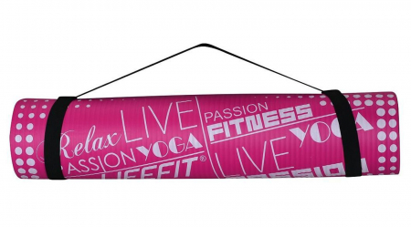 Covoras yoga LIFEFIT Exclusive 100x58x1 cm, bordo [2]
