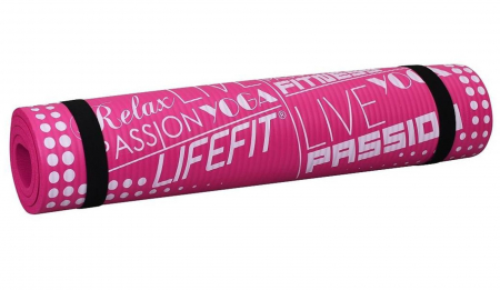 Covoras yoga LIFEFIT Exclusive 100x58x1 cm, bordo [1]
