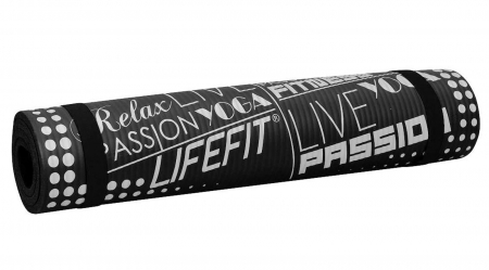Covoras yoga LIFEFIT Exclusive 100x58x1 cm, negru [1]