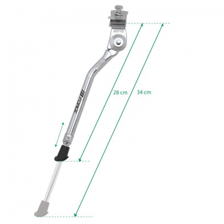 Cric 20"-28" FORCE Top aluminiu, argintiu [1]