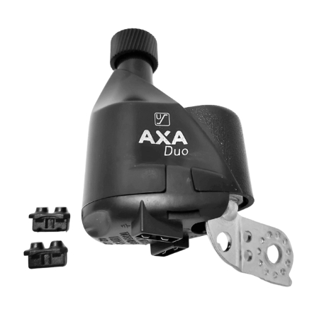 LUMINI - Dinam stanga AXA Duo, cu functie de supratensiune, negru