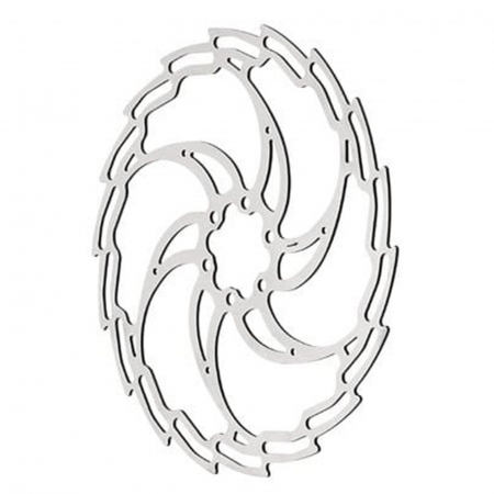 FRANE - Disc frana UNION DBR-03, 160 mm/6 suruburi, argintiu