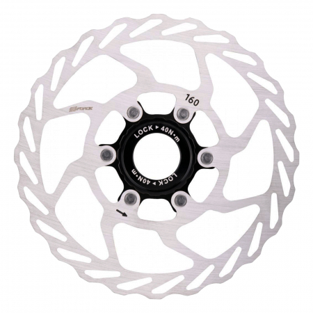 DISCURI FRANA - Disc frana FORCE Center Lock, 160 mm, arginitu