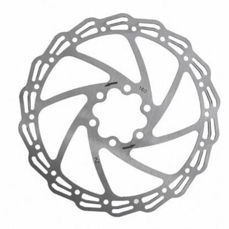 FRANE - Disc frana ALHONGA HJ-DXR1606, 160 mm/6 suruburi, argintiu