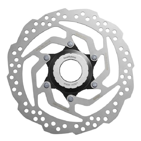 DISCURI FRANA - Disc frana SHIMANO SM-RT10, 160 mm/CenterLock, cu inel de fixare, negru