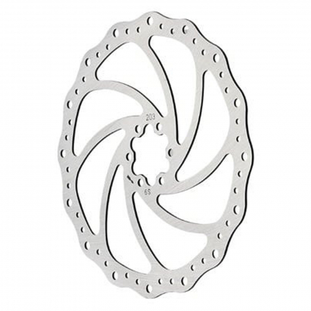 FRANE - Disc frana UNION DBR-02, 6 suruburi, argintiu