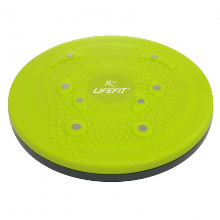 MASAJ - Disc rotativ magnetic pentru masaj anticelulitic, diametru 25 cm, verde